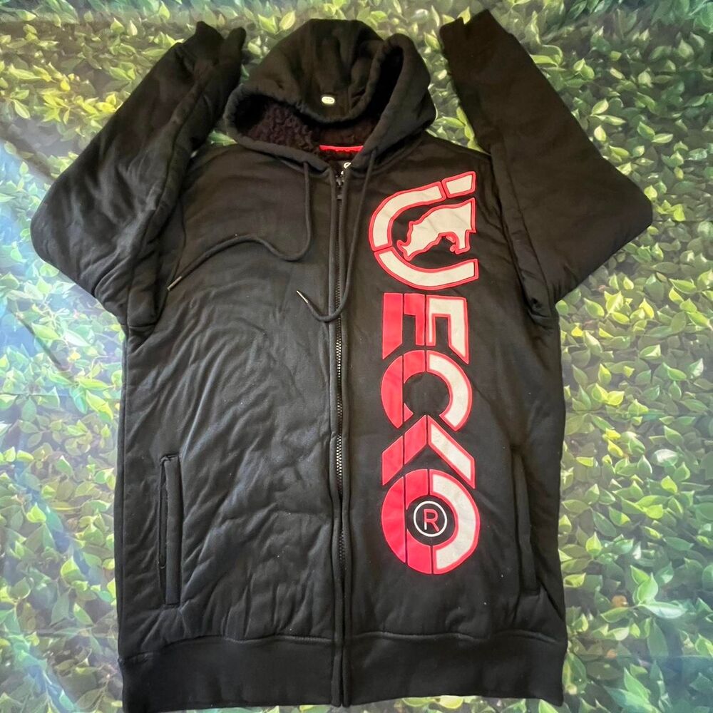 Ecko-unltd Men's Black Hoodie